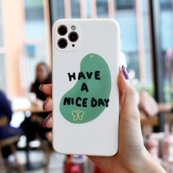 

Letter Graphic Phone Case, Multicolor