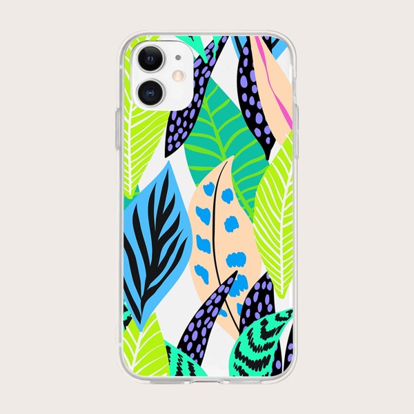 

Leaf Pattern Phone Case, Multicolor