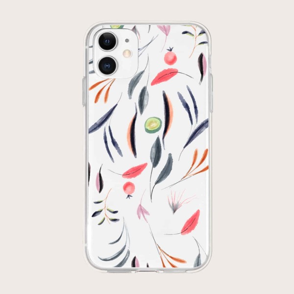 

Fruit Pattern Phone Case, Clear