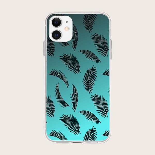 

Leaf Pattern Phone Case, Multicolor