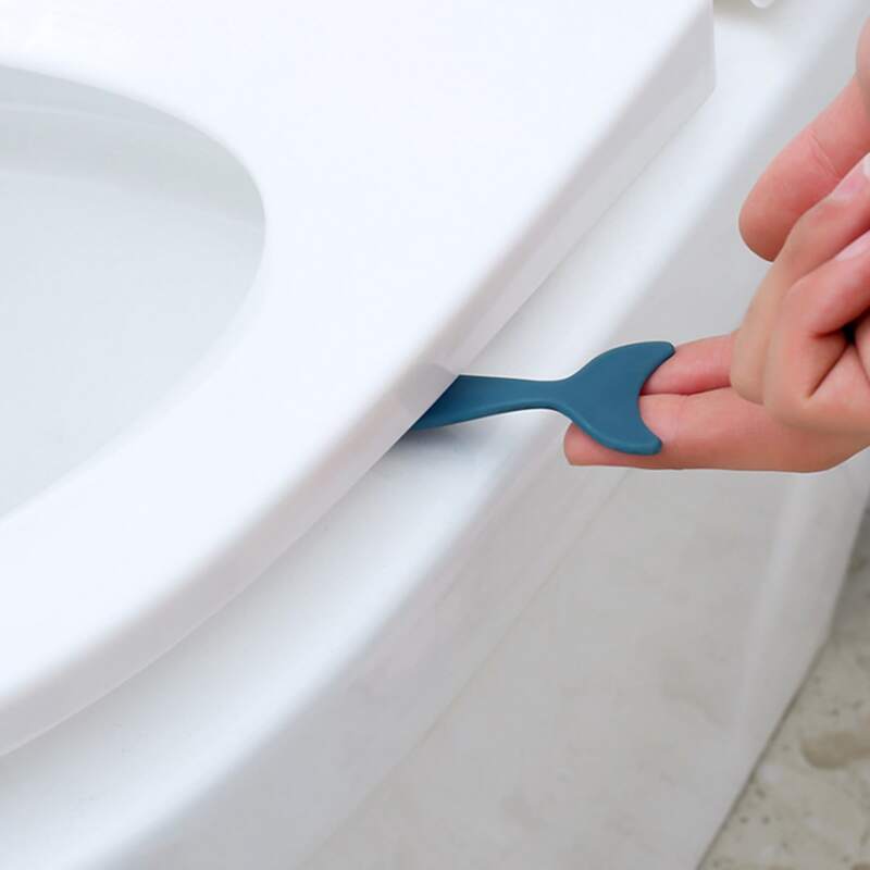 

1pc Fish Tail Toilet Seat Lifter Handle, Multicolor