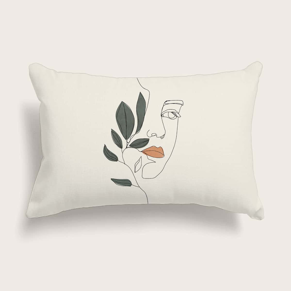 

Abstract Face Cushion Cover Without Filler, Multicolor