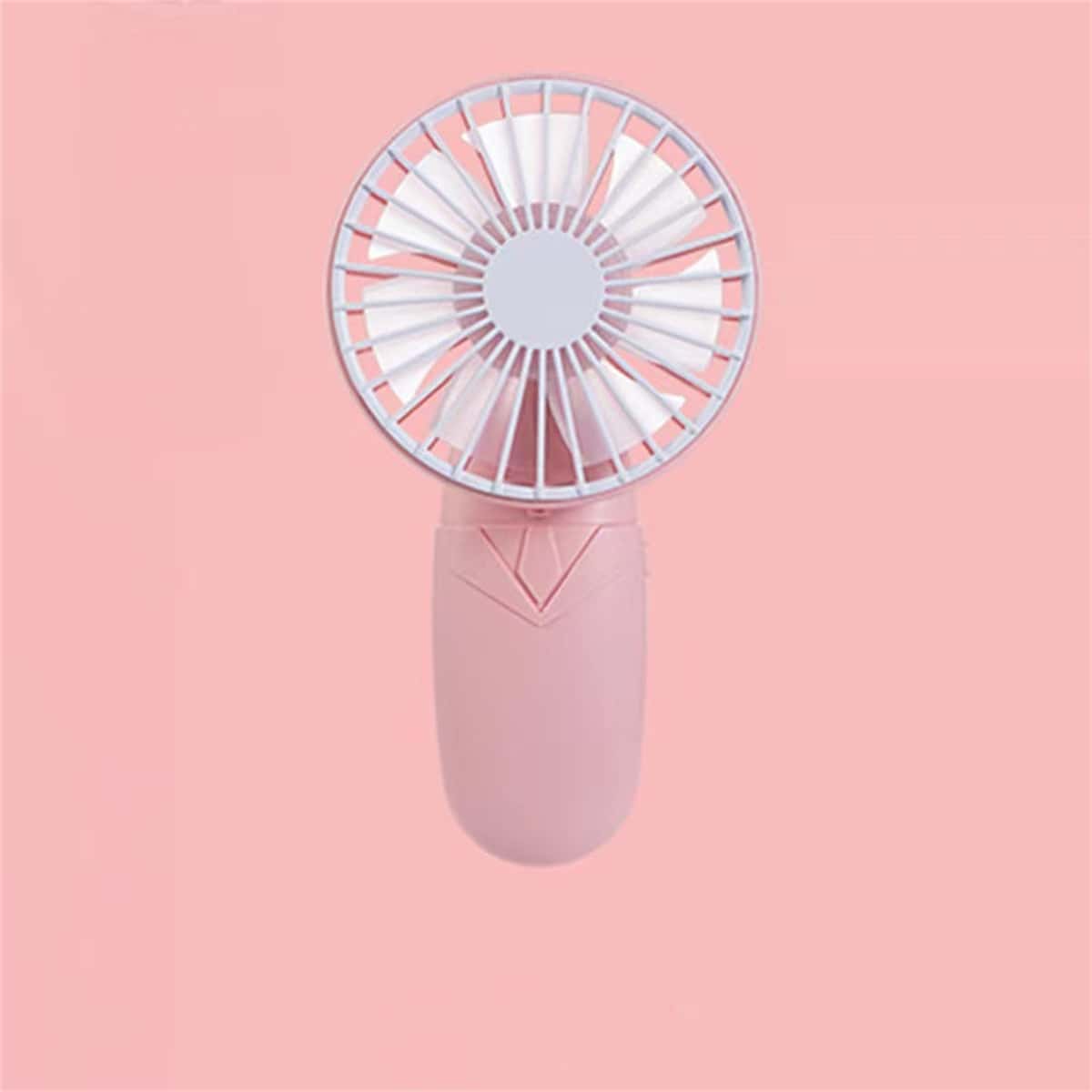 

1pc Handheld Mini Fan, Pink