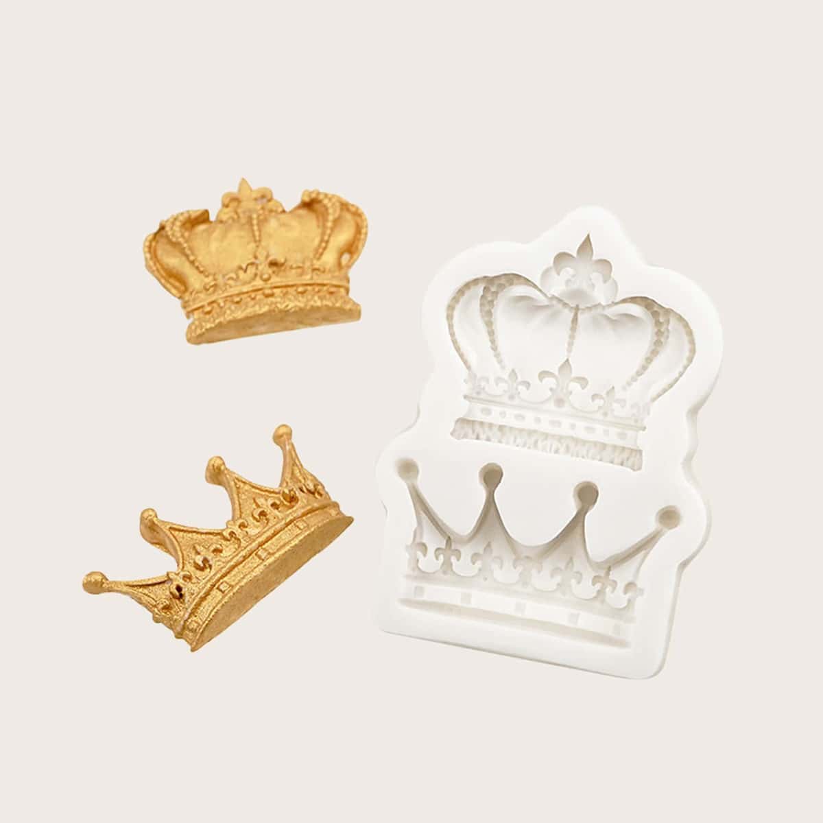 

1pc Random Crown DIY Mold, Multicolor