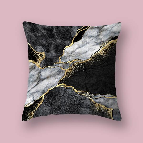

Marble Pattern Cushion Cover Without Filler, Multicolor