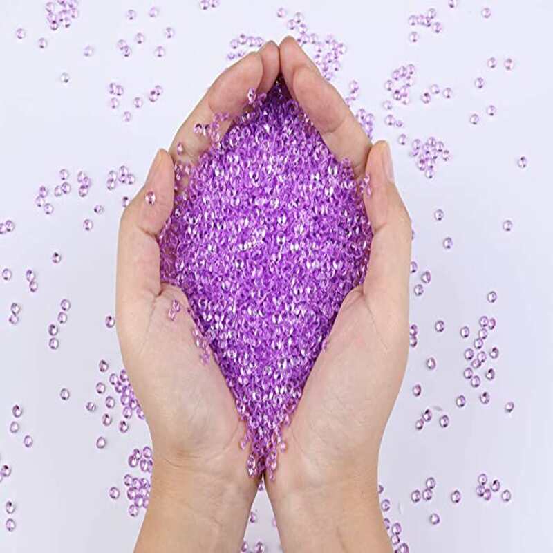 

100pcs Party Decorative Rhinestone, Purple