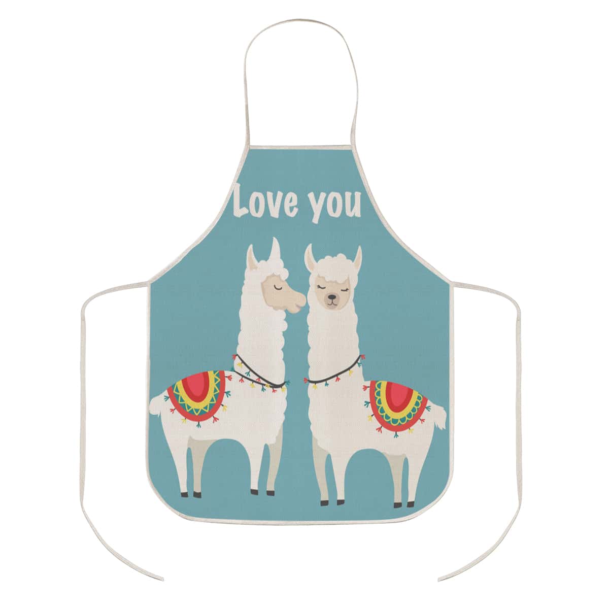 

Alpaca Print Apron, Multicolor