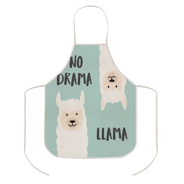 

Alpaca Print Apron, Multicolor