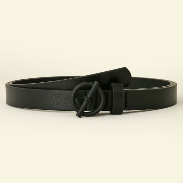 

1pc Solid Belt, Black
