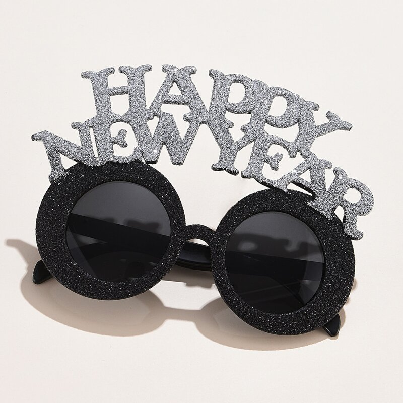 

Letter Frame Sunglasses, Black