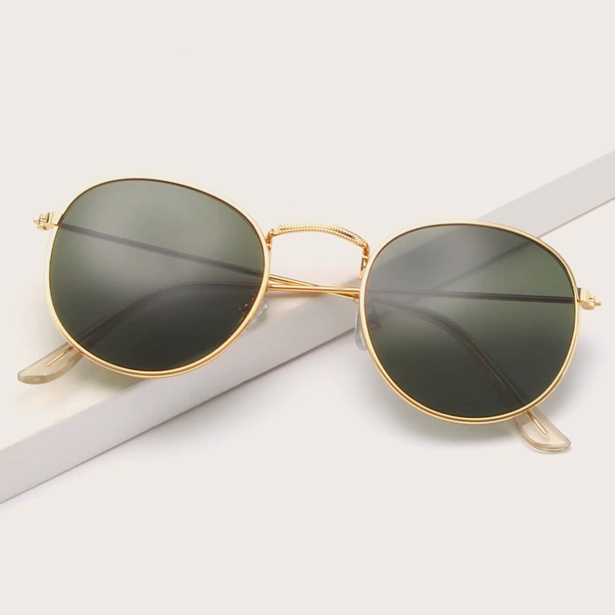 

Round Frame Sunglasses, Multicolor