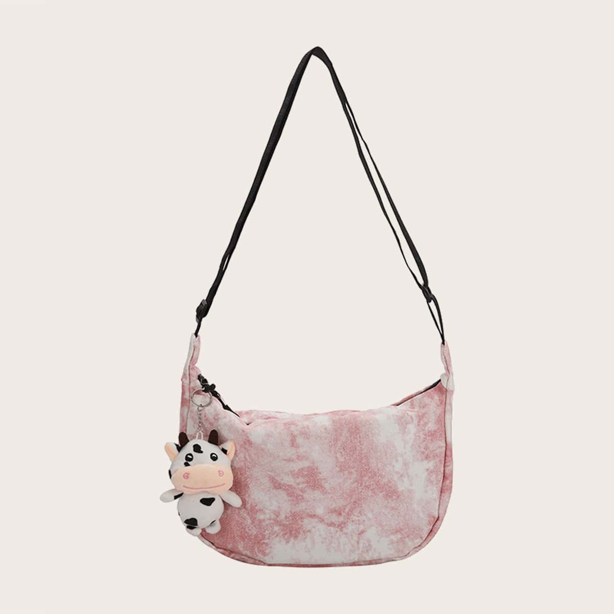 

Tie Dye Crossbody Bag, Pink