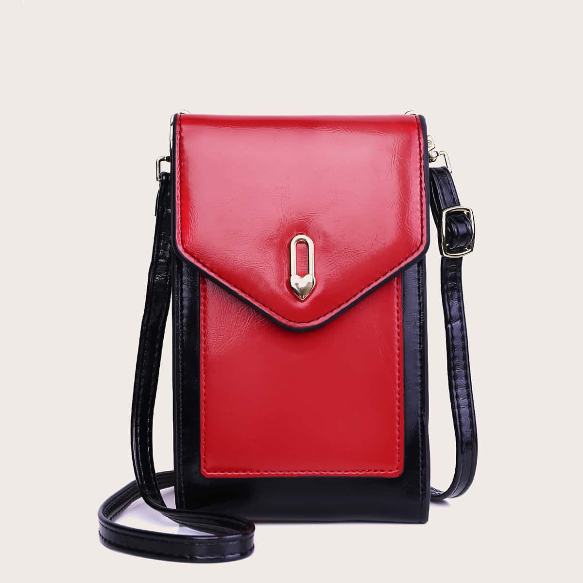 

Colorblock Crossbody Phone Bag, Multicolor