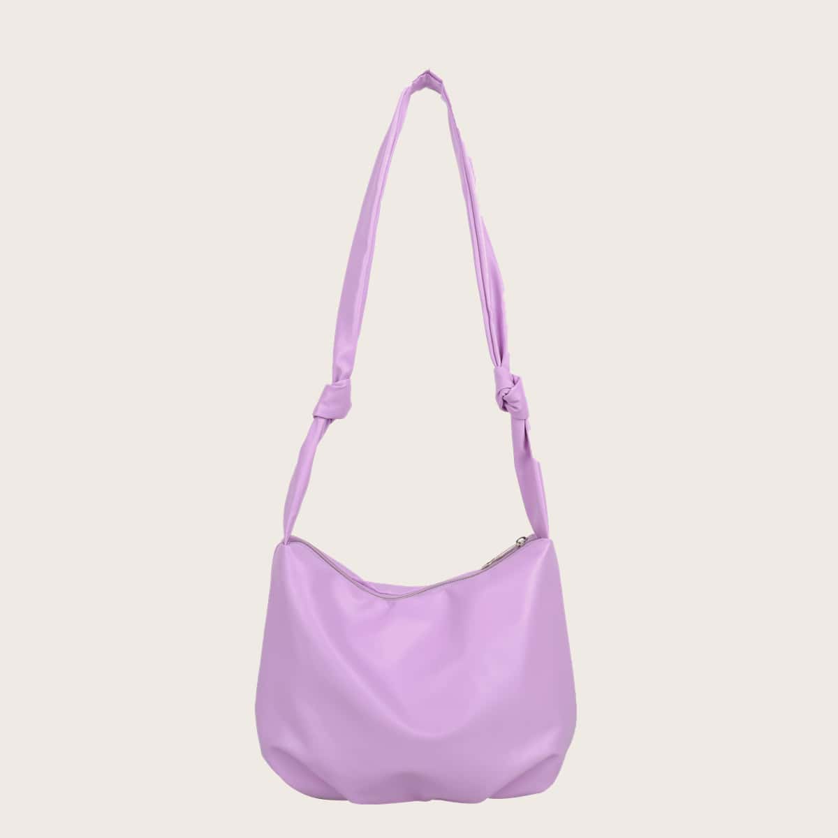 

Solid Crossbody Bag, Lilac purple
