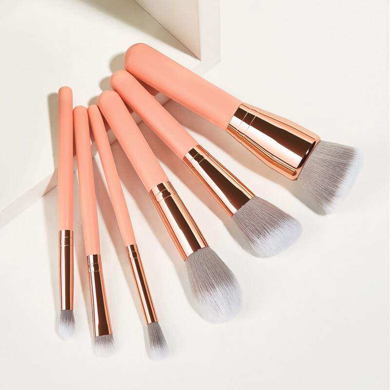 

6pcs Makeup Brush Set, Pink