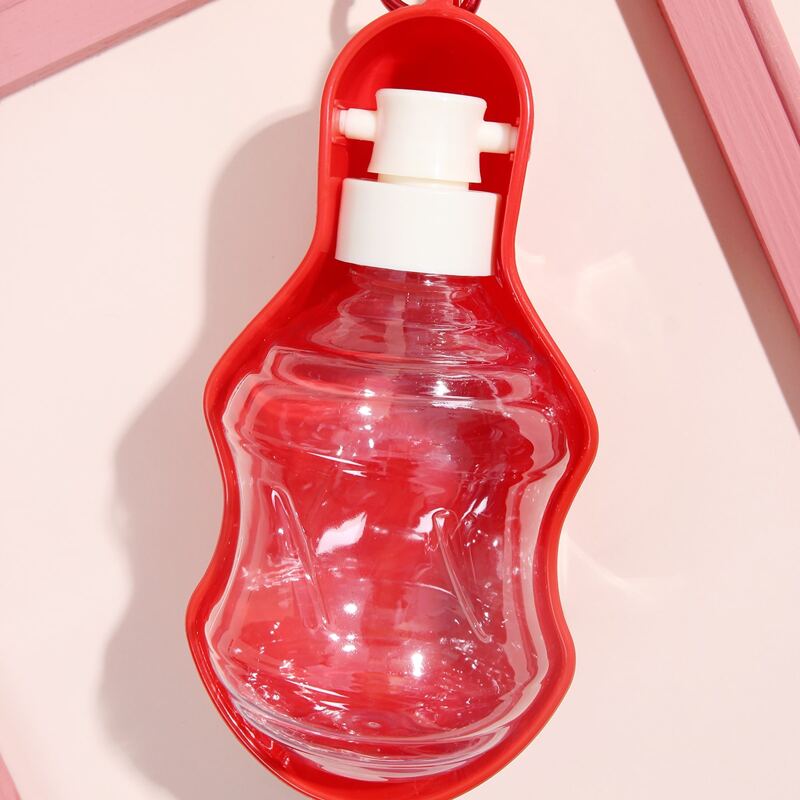 

1pc Portable Pet Water Bottle, Red