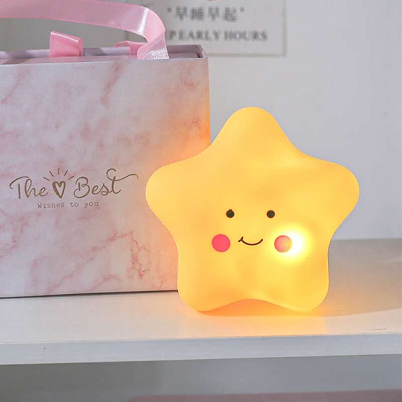 

Star Shaped Night Light, Yellow