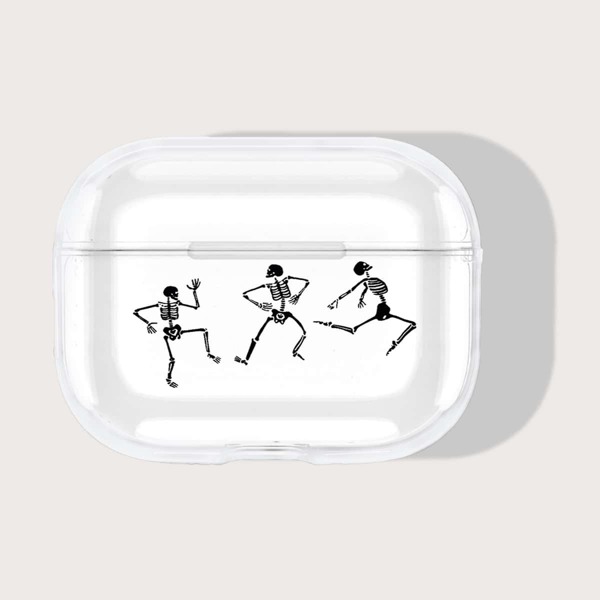 

Dancing Skull Case For, Clear