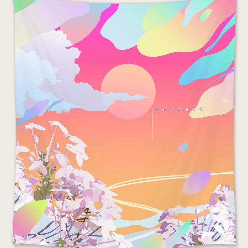 

Floral Pattern Tapestry, Multicolor