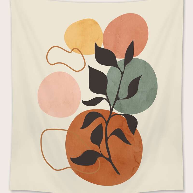 

Leaf Pattern Tapestry, Multicolor