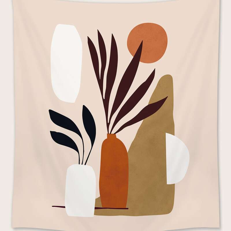 

Leaf Pattern Tapestry, Multicolor