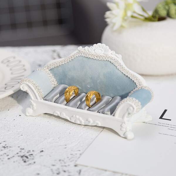 

1pc Sofa Shaped Random Jewelry Storage Rack, Multicolor