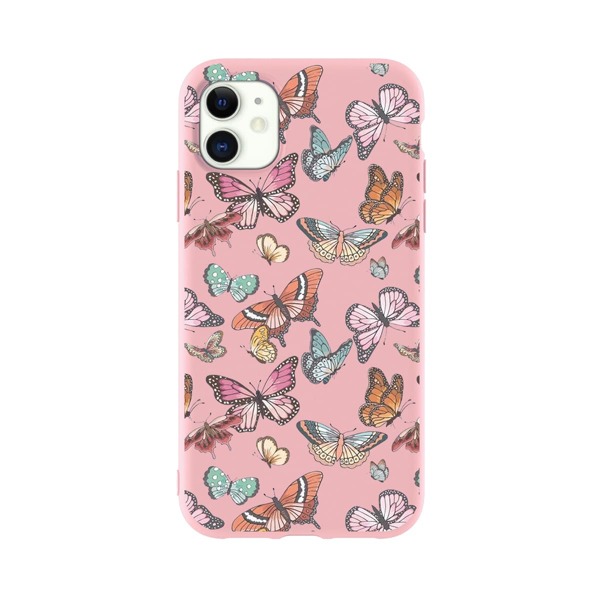 

Butterfly Print Phone Case, Multicolor