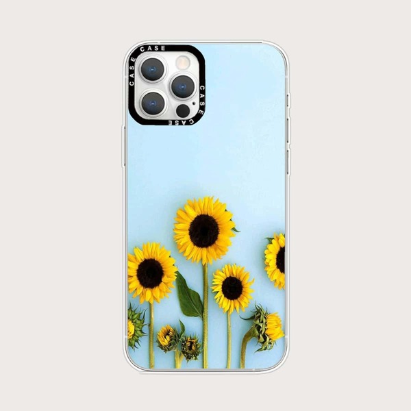 

Sunflower Print Phone Case, Multicolor