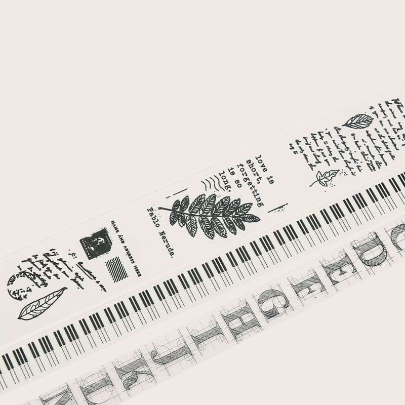 

3rolls Mixed Pattern Decorative Tape, Multicolor
