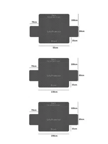 素色防水沙發墊 - 灰色 - 查看 2