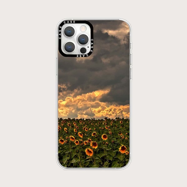 

Sunflower Print Phone Case, Multicolor