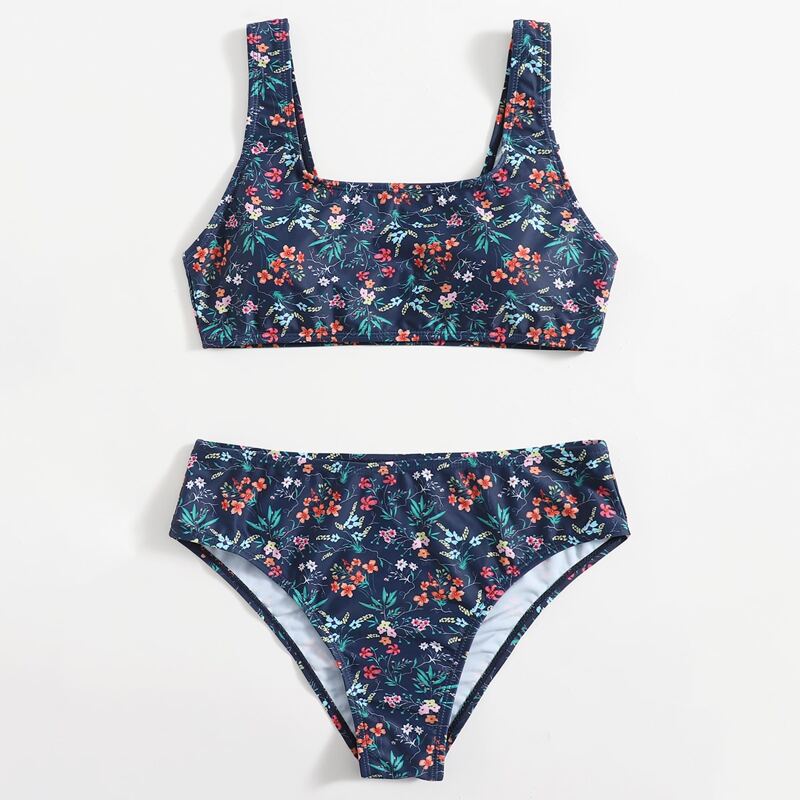 

Ditsy Floral Bikini Swimsuit, Multicolor