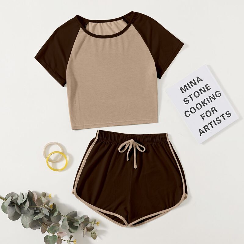 

Two Tone Lounge Set, Brown