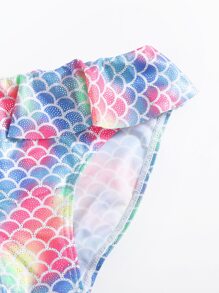 Skort de bebé de escamas de pez - Multicolor - Ver 4