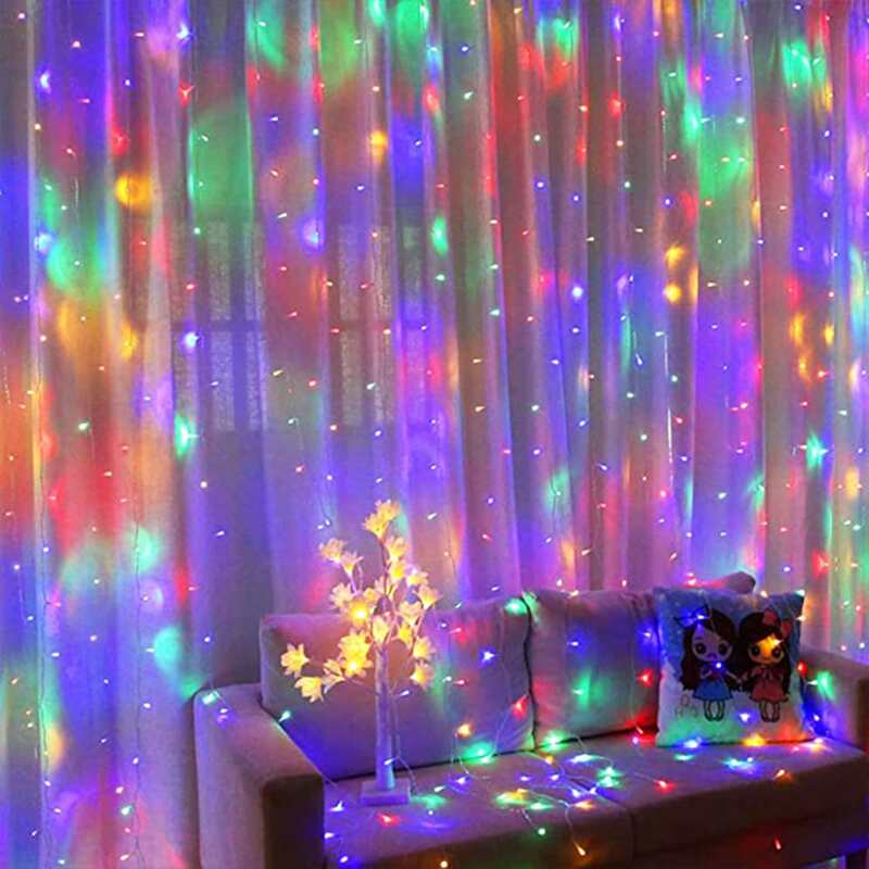 

1pc 10m String Light With 100pcs Bulb, Multicolor