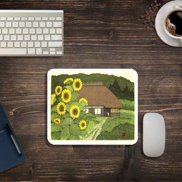 

Oil Painting Mouse Pad, Green