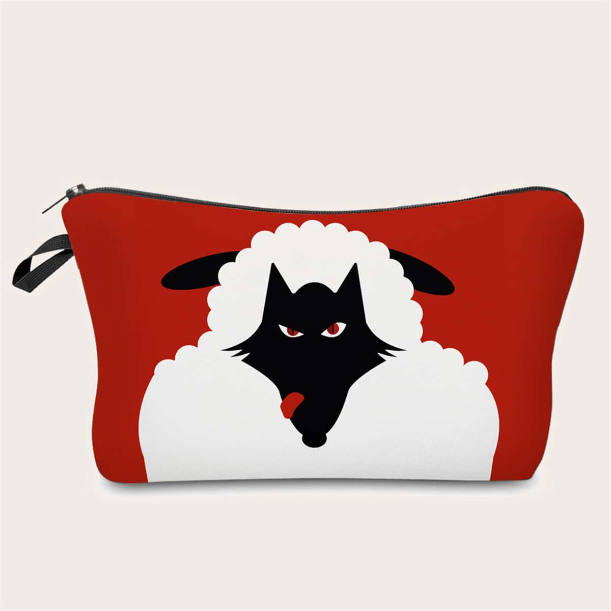 

Cartoon Sheep Zipper Makeup Bag, Multicolor
