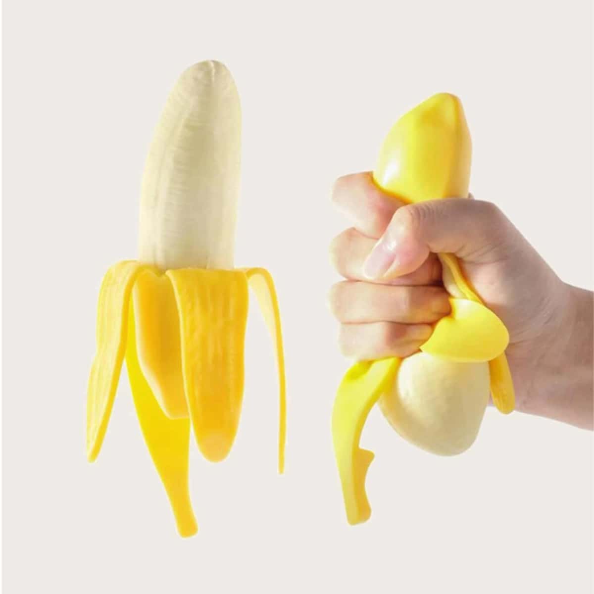 

1pc Banana Squeeze Toy, Yellow