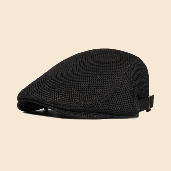 

Men Minimalist Beret, Black