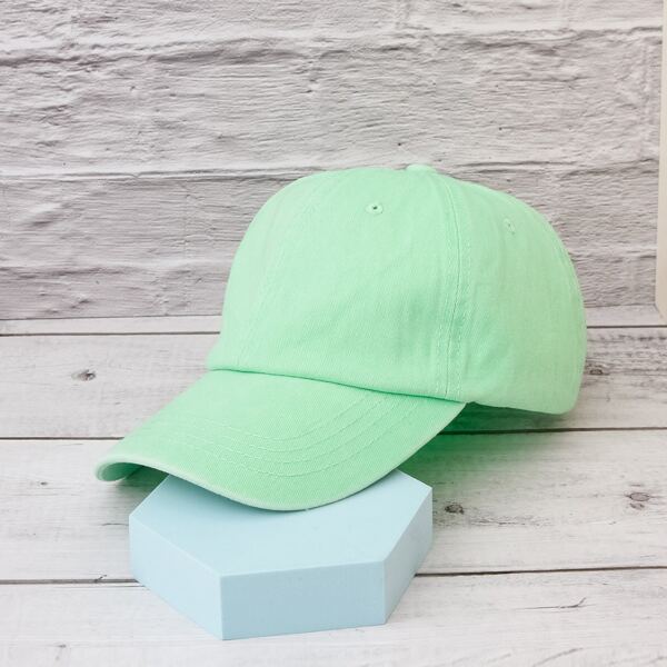 

Men Solid Baseball Cap, Green
