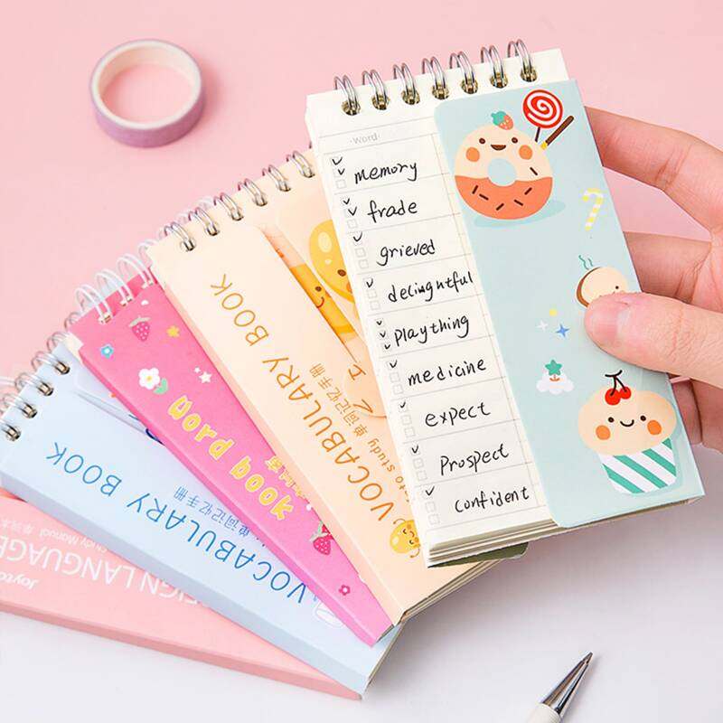 

1pc Cartoon Graphic Cover Random Spiral Notebook, Multicolor