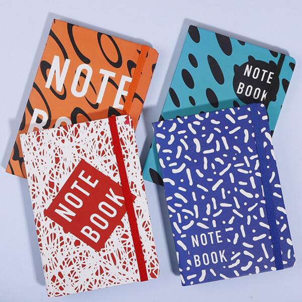 

1pc Graphic Print Cover Random Notebook, Multicolor
