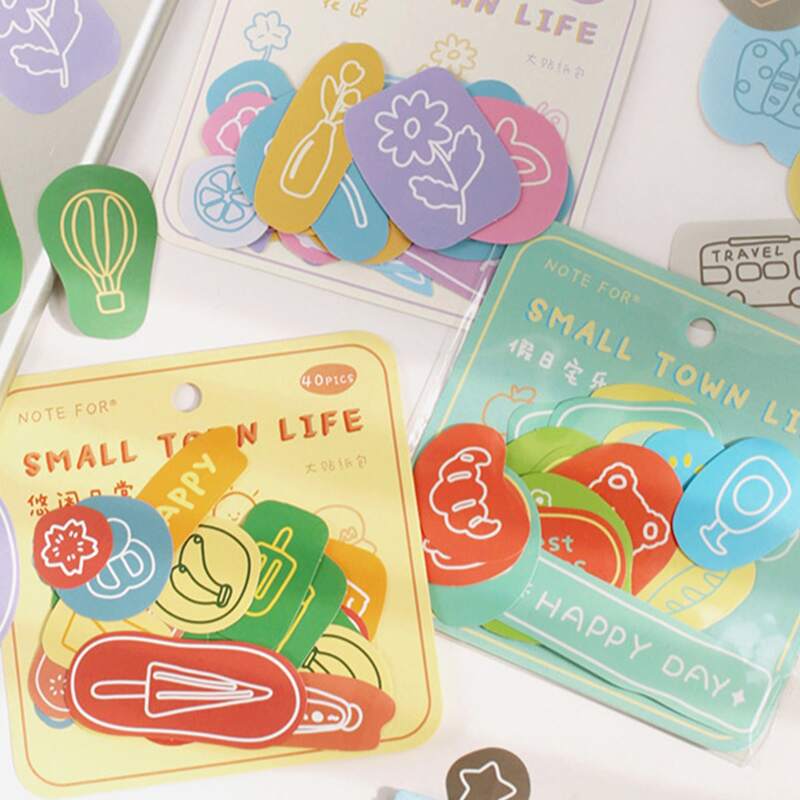 

40pcs Mixed Pattern Random Sticker, Multicolor