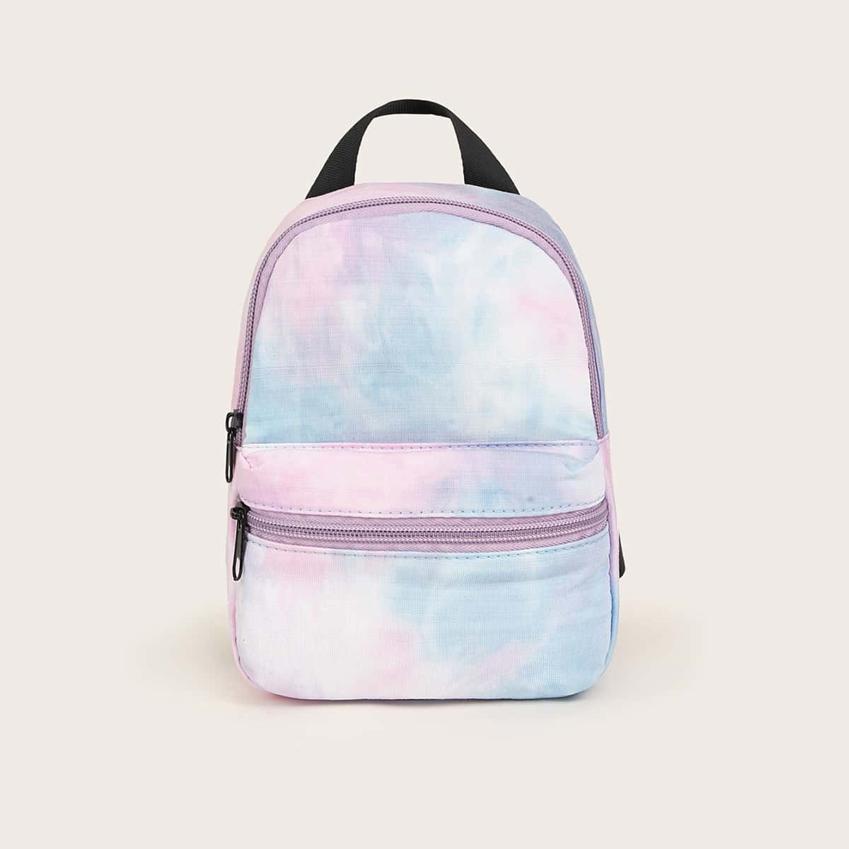 

Tie Dye Print Backpack, Multicolor