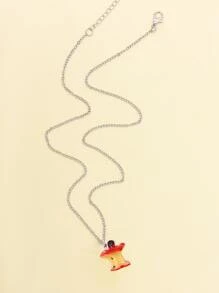 Apple Core Charm Necklace - Multicolor - View 2