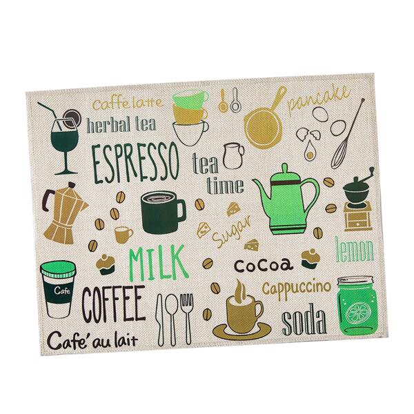 

Letter Graphic Placemat, Multicolor