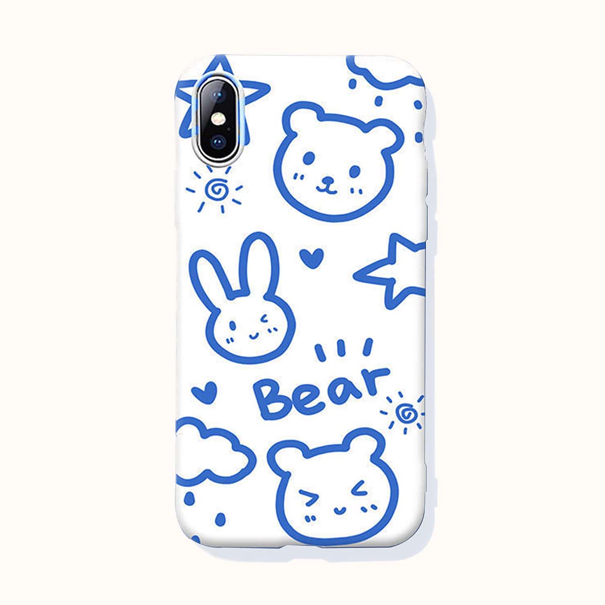 

Cartoon Graphic Phone Case, Multicolor