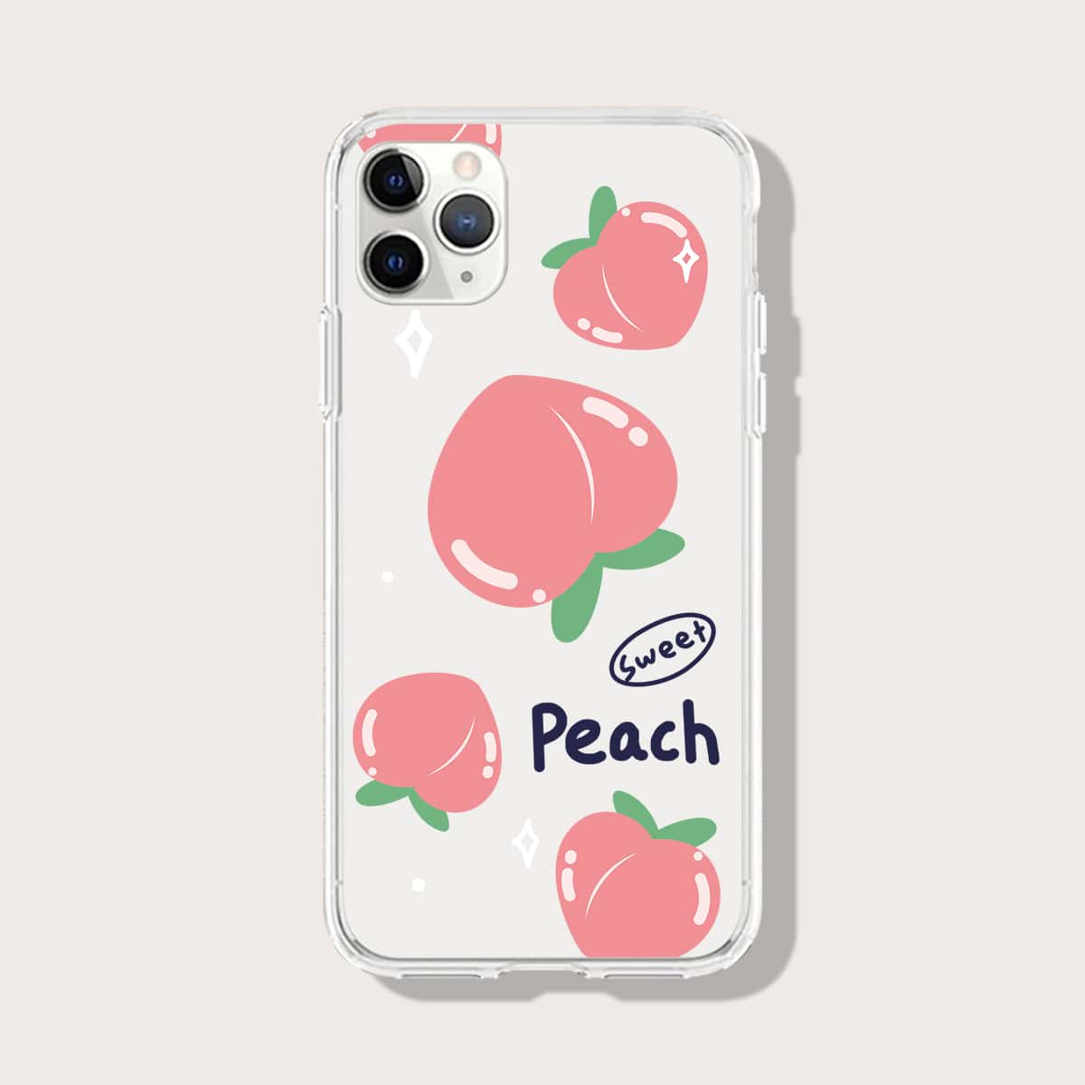 

Peach Pattern Phone Case, Multicolor