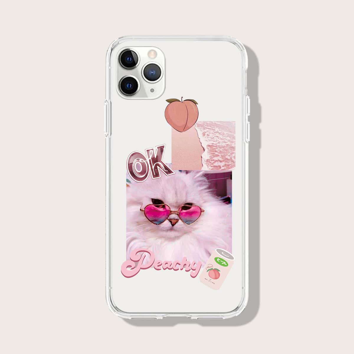 

Cat Print Phone Case, Multicolor
