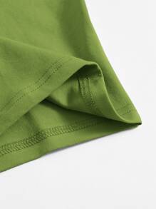Muchica Camis Plain Casual - Olive Green - View 3